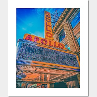 Apollo Theater Harlem Manhattan Skyline NYC Posters and Art